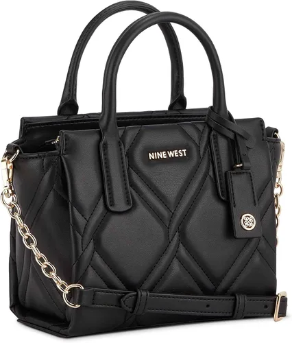 Vista 4 de NINE WEST April - Mini bolsa cruzada, color negro, Negro