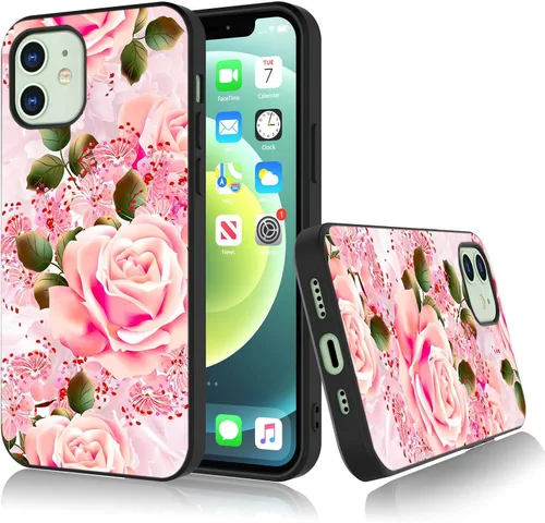 Vista 17 de Bcov Funda para iPhone 13, funda protectora de silicona suave a prueba de golpes con diseño de girasol de mariposa colorida para iPhone 13 Girasol