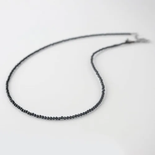 Vista 8 de Collar de cuentas de piedras preciosas de plata 1