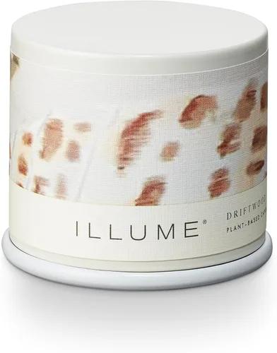 Vista 14 de Illume, Vela Leche de Coco Mango Demi Vanity Tin 3 onzas