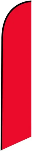 Vista 6 de Bandera de plumas de Swooper color negro sólido, solo bandera de repuesto