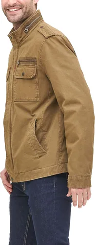 Vista 7 de Levis Chaqueta militar de algodón lavado grande y alto para hombre