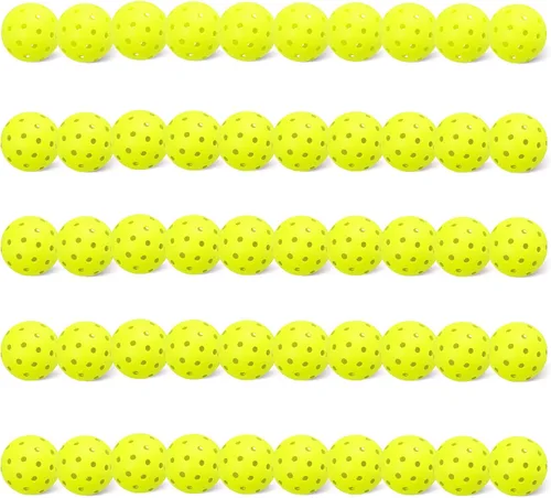 Vista 7 de Amazon Basics Outdoor Pickleball Balls, USAPA Approved, Yellow