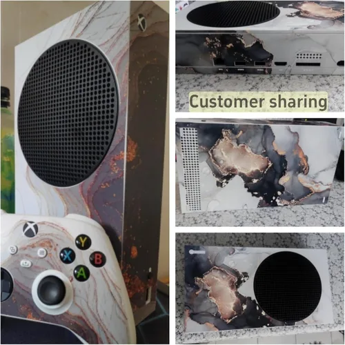 Vista 6 de Xbox Series S Stickers Full Body Vinyl Skin Decal Protective Cover for Microsoft Xbox Series S Console and Controllers (Series S A)
