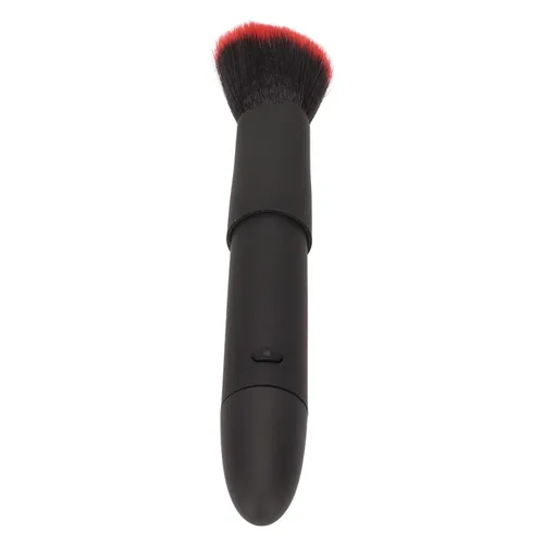 Vista 9 de Cepillo de maquillaje eléctrico, recargable de 10 velocidades, mezcla de cepillo facial vibratorio, contorno, resaltado y acabado de aerógrafo