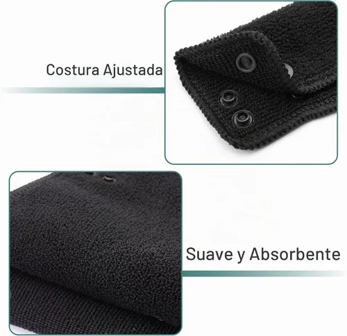 Vista 3 de UNCO - Vinchas antisudor para casco, 4 piezas, Negro, Forro para casco, Accesorios para casco, Vinchas para sombreros, Vinchas antisudor para casco