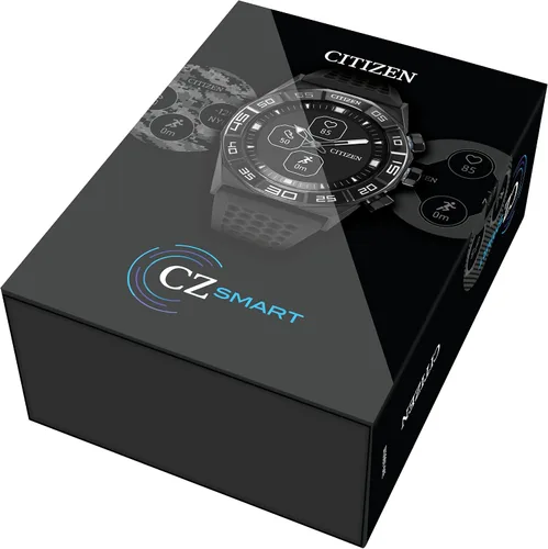 Vista 5 de Citizen CZ Smart Hybrid Smartwatch de acero inoxidable de 1.732in, seguimiento continuo de frecuencia cardíaca, actividad física, aplicación