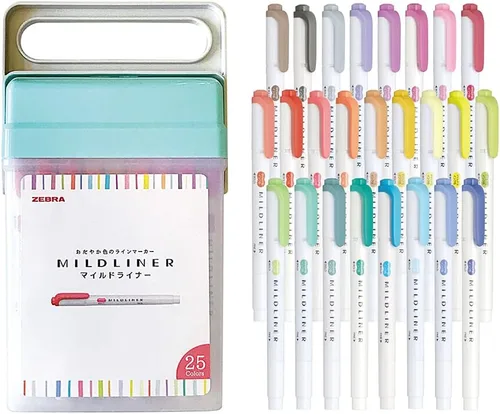 Vista 7 de Zebra Mildliner WKT7-25C - Resaltador de 25