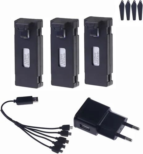 Vista 10 de RC Drone Battery for E88 E99 E88PRO E525 E99PRO, K3 3.7V 6500Mah Quadcopter Helicopter Mini Drone Battery(1pcs 6500mah e88)