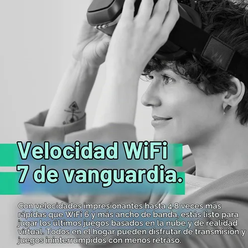 Vista 3 de Linksys Sistema Velop Pro 7 WiFi Mesh Dos enrutadores cognitivos de triple banda de malla con velocidades de más de 10 Gbps Cobertura para todo