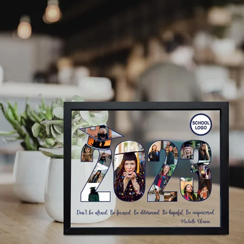 Vista 2 de Regalos de graduación personalizados, marco de fotos de graduación personalizado, regalo de recuerdo para graduados, soporte de memoria para clase