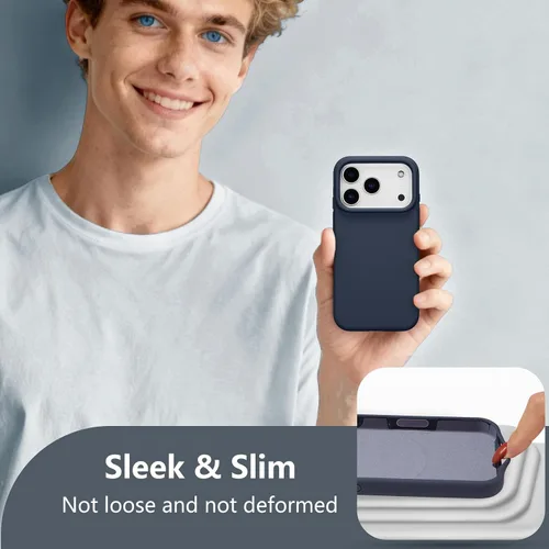 Vista 471 de Funda magnética de silicona para iPhone 13 Pro, color blanco antiguo [Compatible con Magsafe] [Forro de microfibra suave antiarañazos], funda