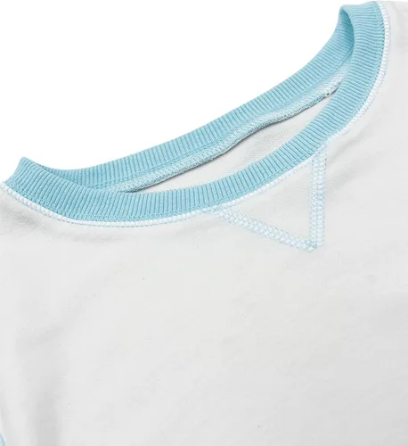 Vista 5 de Bingerlily Sudadera casual de manga larga para niñas, cuello redondo, lindo suéter de ajuste relajado