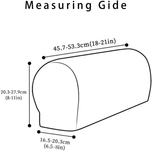 Vista 6 de RCFINE 2 fundas antideslizantes para reposabrazos de sofá, fundas elásticas para sillón, protector elástico para el hogar, oficina, sillón Beige