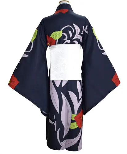 Vista 3 de DOUJIONG Disfraz de anime Tamayo para mujer, kimono, juego completo de Halloween