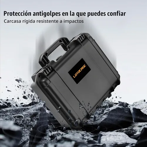 Vista 4 de Funda para NOCO Boost GB40 y GB20 – Funda de transporte rígida impermeable con espuma precortada personalizada, caja de viaje protectora a prueba