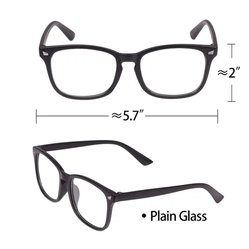 Vista 3 de ColorGround Peluca corta blanca para cosplay con gafas para Halloween