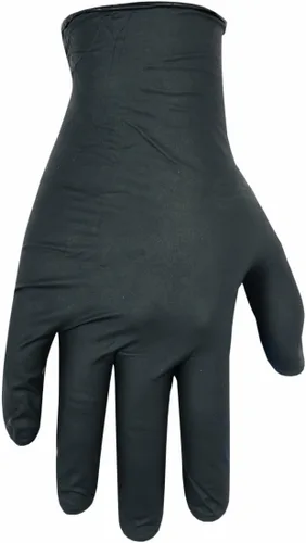 Vista 4 de CLC Custom Leathercraft 2337M - Guantes desechables de nitrilo sin polvo, talla M