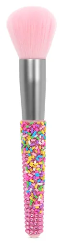 Vista 7 de iscream Rainbow Sprinkles - Brocha para maquillaje de 7 pulgadas con cerdas coloridas y mango de espolvoreo