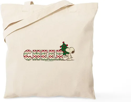 Vista 17 de CafePress Snoopy Another Cocoa Please - Bolsa reutilizable de lona color beige natural