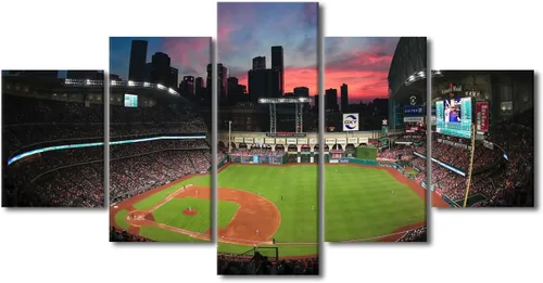 Vista 59 de Arte para pared, lienzo para estadio deportivo, arte para pared, diseño de campo de Wrigley en Chicago, pinturas de Chicago, impresiones sobre