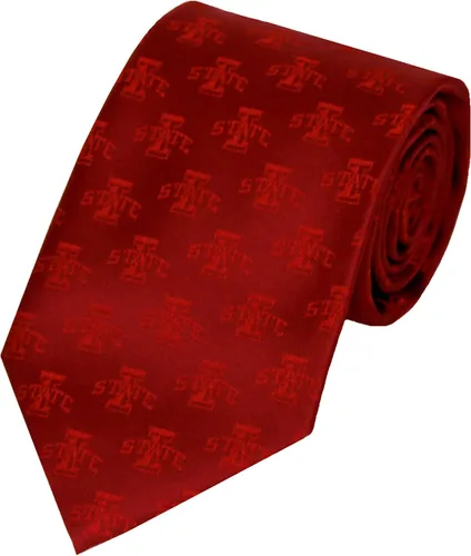 Vista 5 de Corbata oficial de la NCAA Iowa State Preparación del estado de corbata