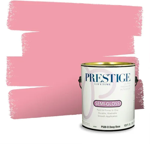 Vista 777 de Prestige Paints Pintura exterior e imprimación en uno, 1 galón, plano, coincidencia comparable de Valspar* Amber Rose*