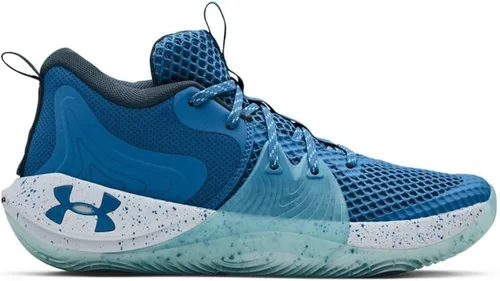 Vista 2 de Under Armour Zapatos de baloncesto Embiid 1 para hombre, Negro