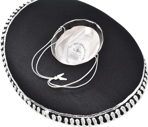 Vista 3 de Sombrero Charro Mariachi Adulto - Mexican Sombreros Mexicanos