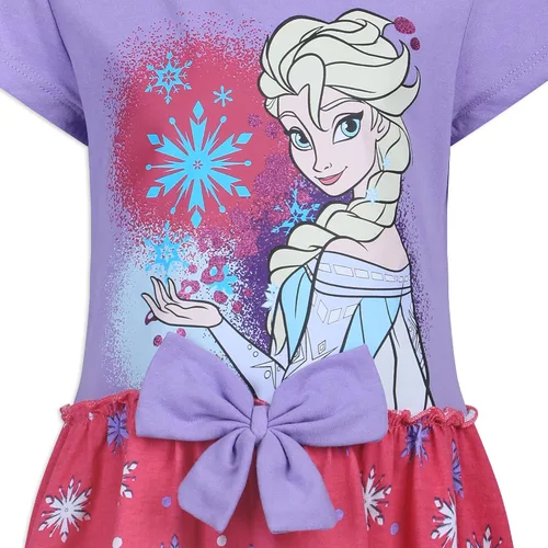 Vista 8 de Disney Paquete de 2 vestidos Elsa Frozen para niñas pequeñas