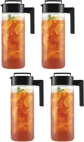 Vista 9 de Takeya Jarra hermética – Jarra hermética de uso diario para té helado y más – Jarra transparente con tapa – Esencial de cocina ligero – Utensilios