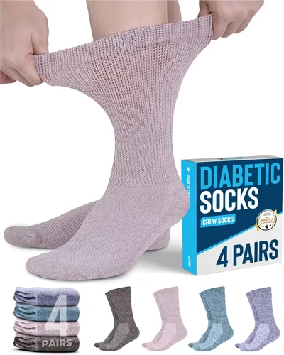 Vista 16 de Doctor's Select® Diabetic Socks for Men and Women - Non-Binding Neuropathy Socks for Diabetics Men Non Grip & Grip Socks