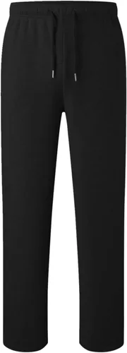 Vista 3 de UOCUFY Pantalones deportivos de pierna ancha para mujer, holgados, de pierna recta, con bolsillos, cintura alta, acampanados, de forro polar