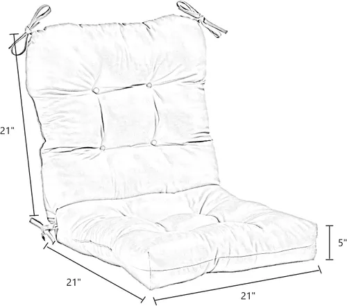 Vista 3 de South Pine Porch Cojín para asiento y respaldo de exterior, 1 unidad (paquete de 1), Aloha Black Floral