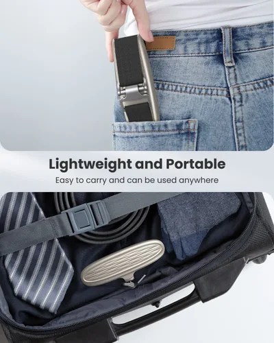 Vista 4 de RENPHO Báscula de equipaje para maletas, báscula digital portátil para viajes, báscula de pesaje de equipaje de mano con gancho, función de tara