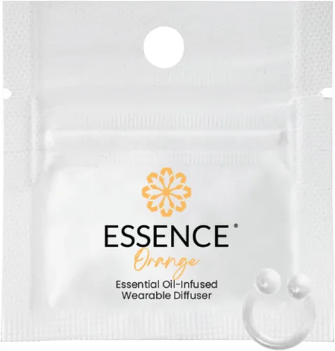 Vista 10 de Essence - Difusor nasal de aromaterapia portátil, anillo de nariz de aceite esencial de bergamota, inhalador de silicona para apoyo del estrés