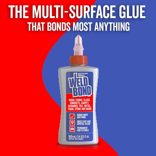 Vista 7 de Weldbond Pegamento multiusos, se adhiere a la mayoría de cualquier cosa. Pegamento no tóxico, pegamento para madera o con manualidades de vidrio