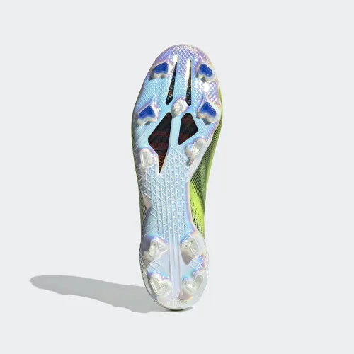 Vista 4 de adidas X Ghosted+ Firm Ground Cleat - Zapatillas de fútbol para hombre, color amarillo y negro