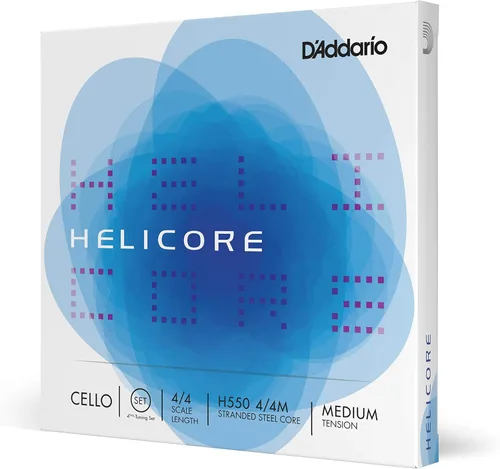 Vista 6 de D'Addario Helicore Cuartos Tuning - Cuerda A para violonchelo, escala 4/4, tensión media