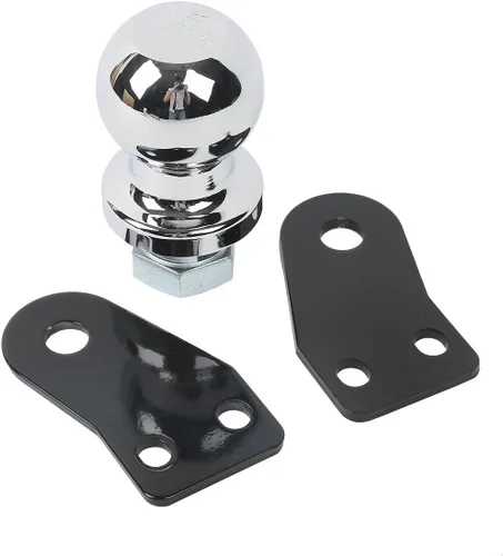 Vista 2 de XMT-MOTO - Enganche de remolque cromado con bola para Harley 1980-2008
