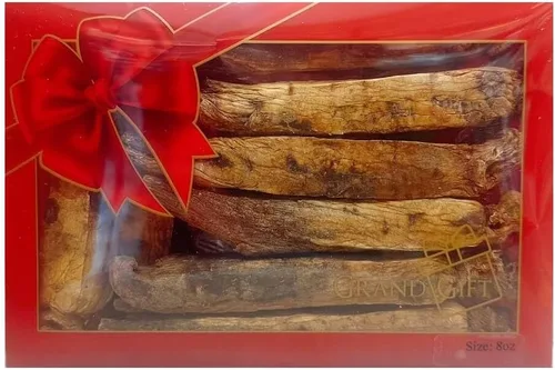Vista 5 de New Green Nutrition Raíz seca de ginseng rojo Panax, 6 años de grado premium (raíz de 8 onzas)