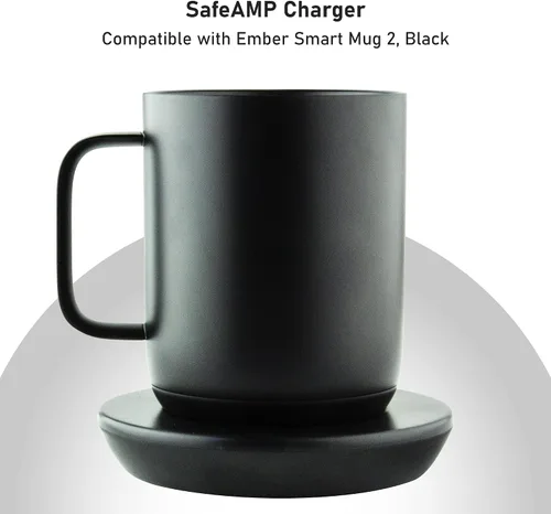 Vista 3 de SafeAMP Cargador puede usarse con Ember Smart Mug 2 (negro)