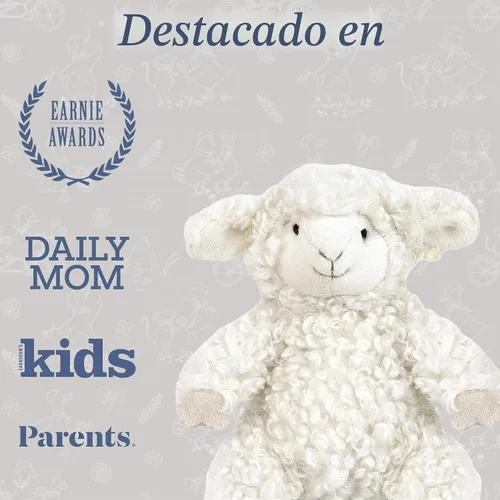 Vista 6 de MON AMI Lafayette - Peluche de cordero de 7 pulgadas, peluche de cordero suave, regalo