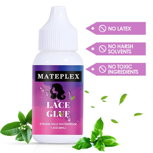 Vista 6 de Pegamento para el cabello para pelucas de encaje frontal, pegamento adhesivo para peluca de encaje invisible, impermeable, reemplazo de cabello