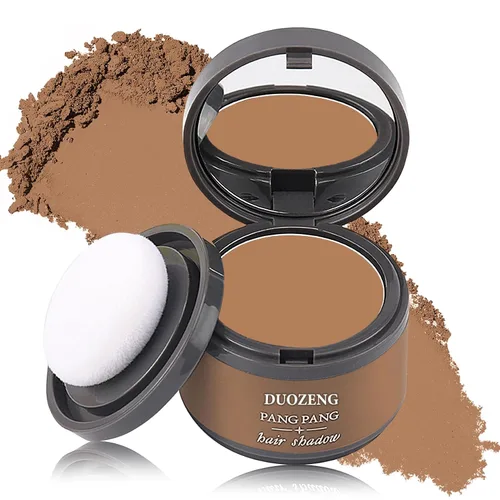 Vista 14 de Cubierta de raíz en polvo para cabello fino (7# castaño castaño) para mujeres y hombres