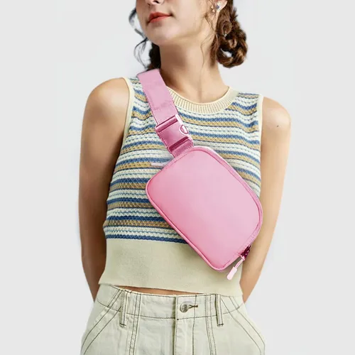 Vista 54 de Riñonera, bolsa para cinturón, correa ajustable ajustable de 40 pulgadas, para mujeres y hombres