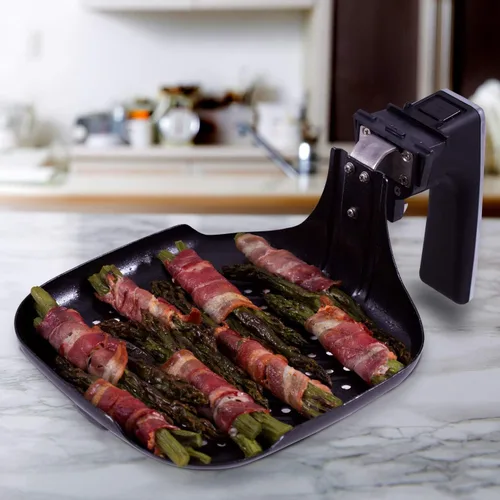 Vista 2 de Nuwave Brio - Accesorio digital para freidora de aire de 6 cuartos de galón, parrilla