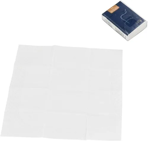 Vista 2 de Pañuelo facial pequeño de 4 capas, paquetes de bolsillo, 100 paquetes de pañuelos