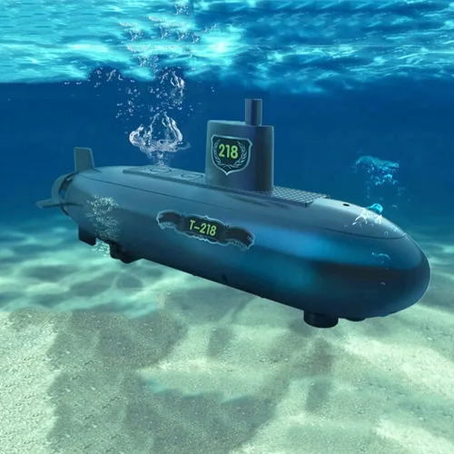 Vista 3 de GoolRC Mini submarino RC, barco de control remoto de 2.4 GHz, 6 canales DIY bajo el agua barco RC