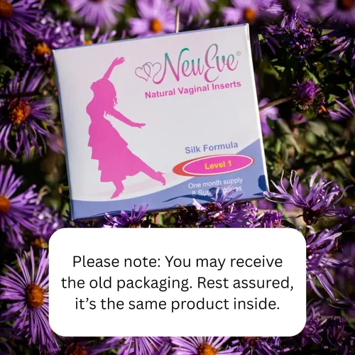 Vista 9 de NeuEve Silk Age 55+ Vaginal Suppositories for Menopause Relief, Vaginal Dryness, Irritation & Itching, with All-Natural Ingredients, Phase 1 8